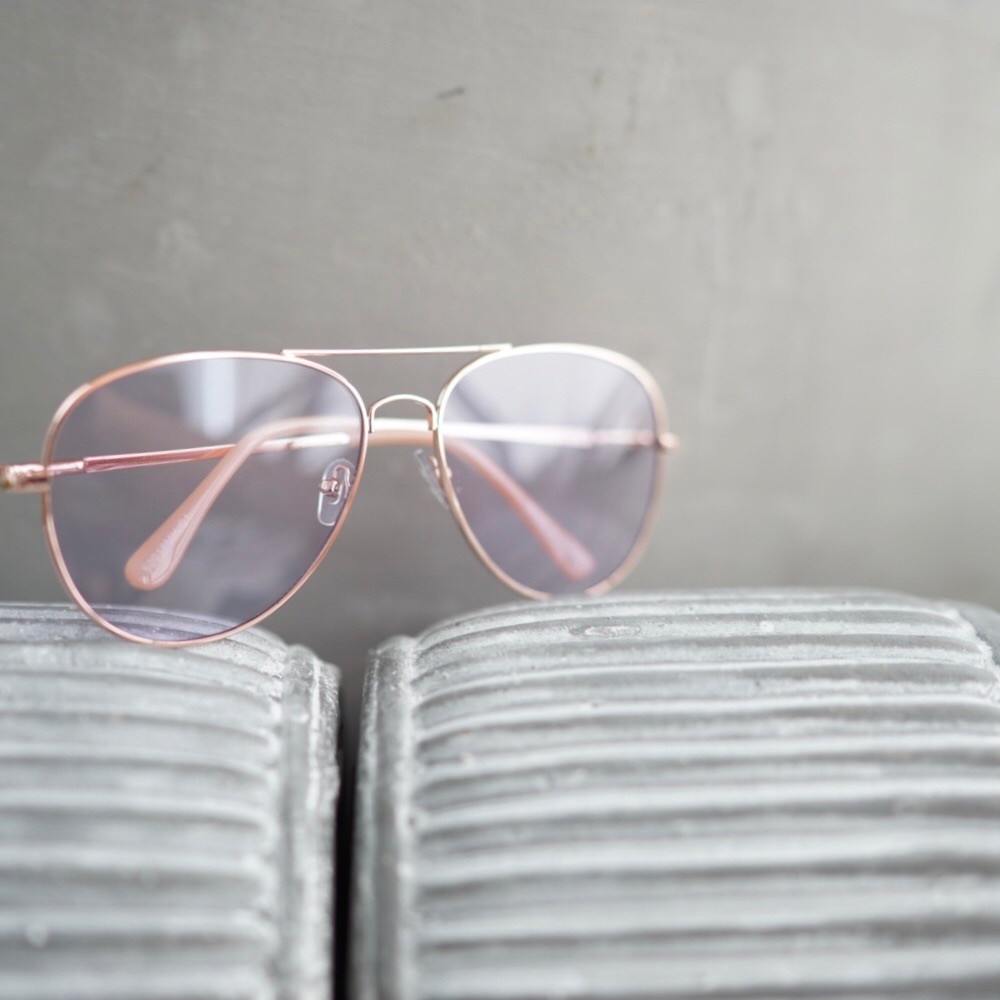 Colored Lens Aviator Sunglasses - Picture 6 of 6